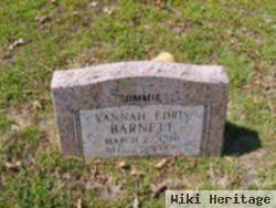 Vannah Edris "jimmie" Barnett