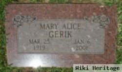 Mary Alice Slater Gerik