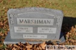 Mary C Weight Marshman