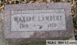 Maxine Lambert