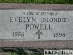 Evelyn "blondie" Powell