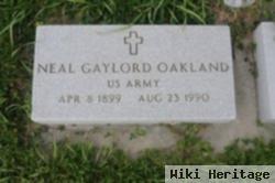 Neal Gaylord Oakland