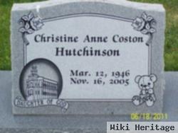 Christine Anne Coston Hutchinson