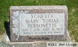 Mary Tobias Personette Scherer