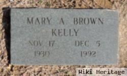 Mary A Brown Kelly