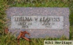 Thelma W. Leavens