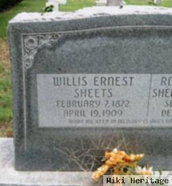 Willis Ernest Sheets