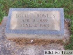 Louie L Bowles