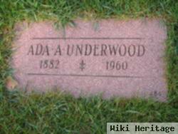 Ada A Underwood