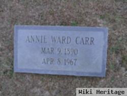 Annie Ward Carr