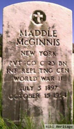 Pvt Maddle Mcginnis