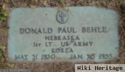 Donald Paul Behle