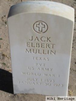 Pvt Jack Elbert Mullin