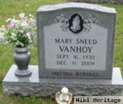 Mary Marthaleen Sneed Vanhoy