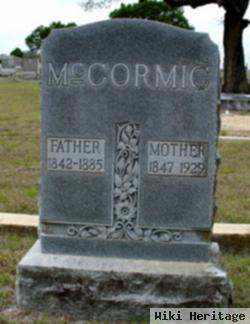 Margaret Ann "matilda" Hughes Mccormic