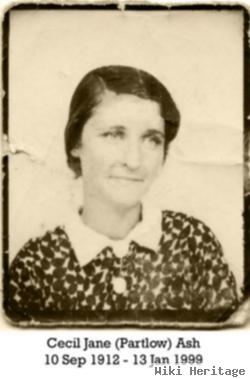 Cecil Jane Partlow Ash