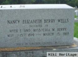 Nancy Elizabeth "lizzie" Berry Wells