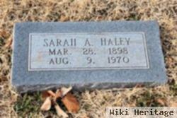 Sarah A. Haley