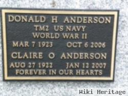 Donald H Anderson