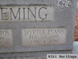 Myrtle N. Evans Fleming