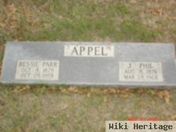 Laura Elizabeth "bessie" Parr Appel