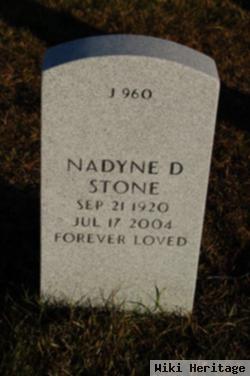 Nadyne D Stone