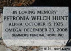 Petronia Welch Hunt