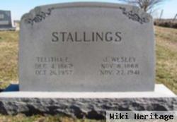 J Wesley Stallings