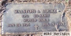 Walston L Locke