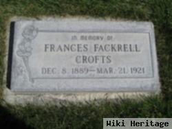 Frances Louise Fackrell Crofts