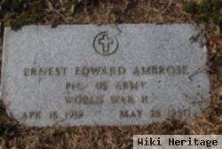 Pfc Ernest Edward Ambrose