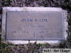 Olen H Cox