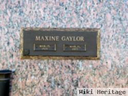 Maxine Gaylor