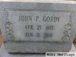 John P Gordy