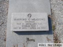 Rayford C Meadows