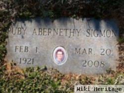 Ruby Abernethy Sigmon