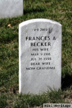 Frances A Becker