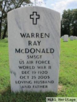 Warren Ray Mcdonald