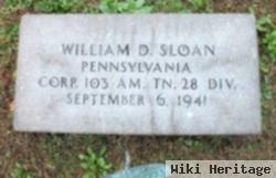 William D Sloan