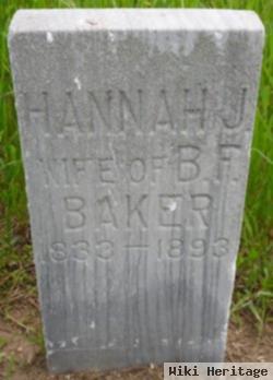 Hannh J Baker