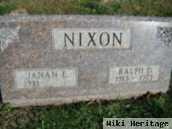 Ralph D Nixon