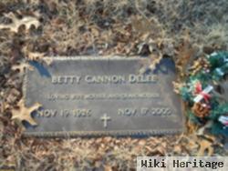 Betty Cannon Delee