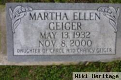 Martha Ellen Geiger