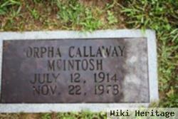 Orpha Callaway Mcintosh