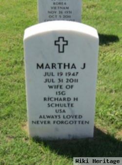 Martha J Schulte