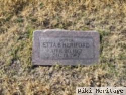 Etta B Heriford