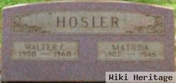 Walter C Hosler