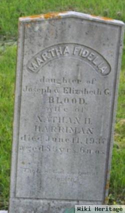 Martha Fidelia Blood Harriman