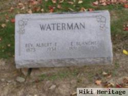 Rev Albert E Waterman