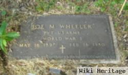 Joe M Wheeler